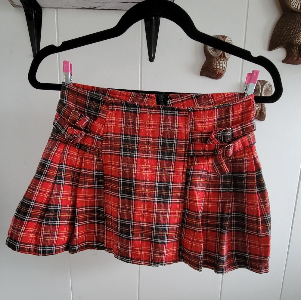 Costume School Girl Plaid Skirt